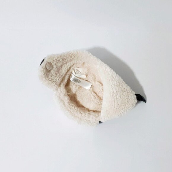 EUC Joe Fresh grey quilted hat w/ faux sherpa & Details earflap hat bundle set - Picture 6 of 6